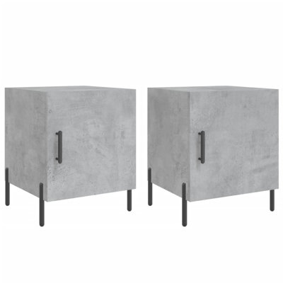 Naidu 40cm W Iron Bedside Table