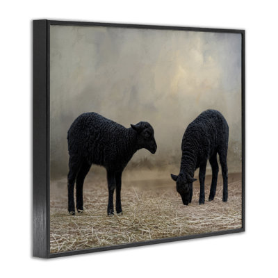 Art de giclée de mouton noir par Kelley Parker