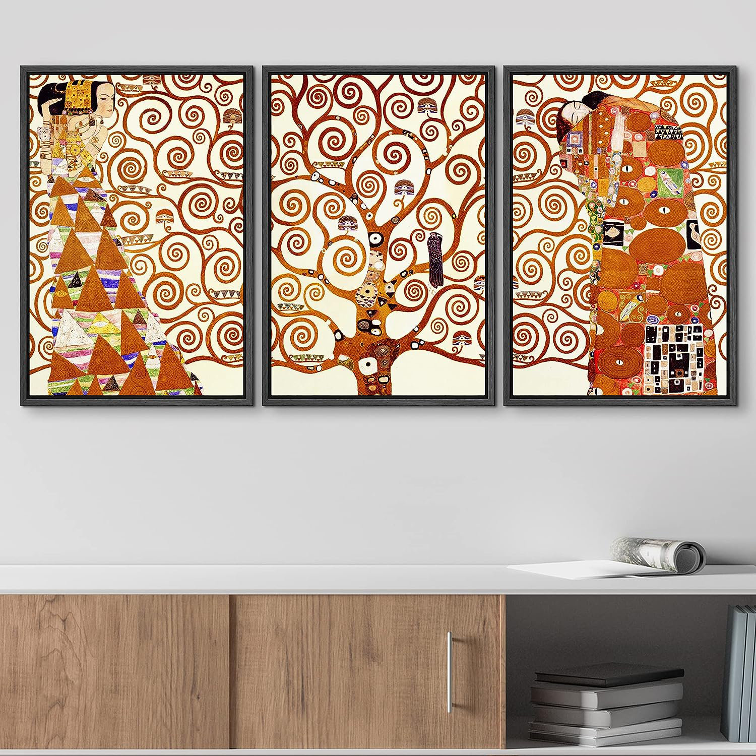 IDEA4WALL Tree Of Life By Gustav Klimt Oil Painting Fine Art ...