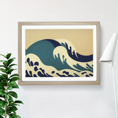 Abstract Japanese Wave Vol.2 - Framed Print