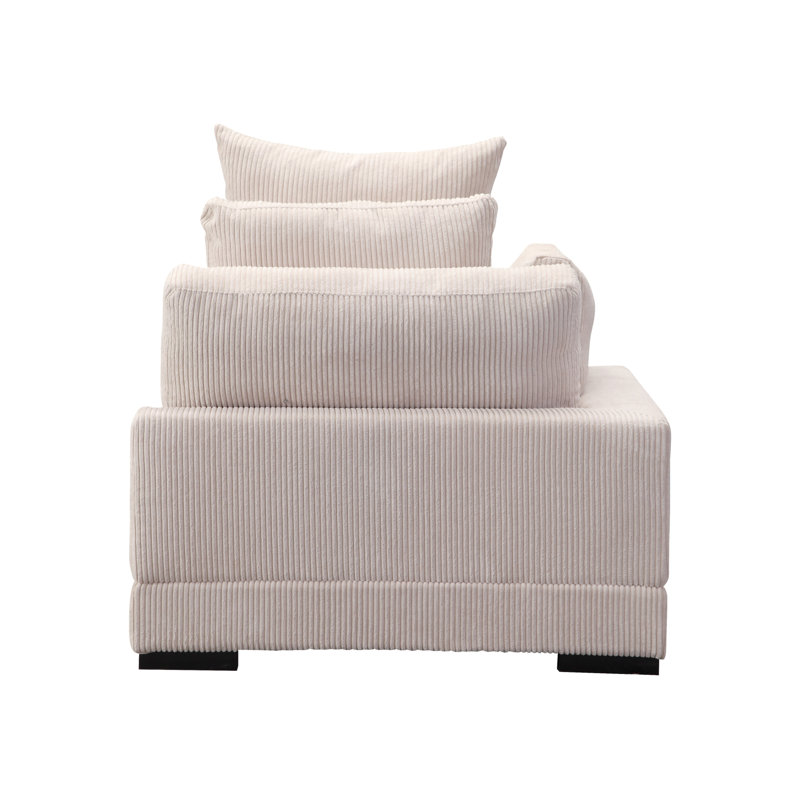 Tumble Armchair, White