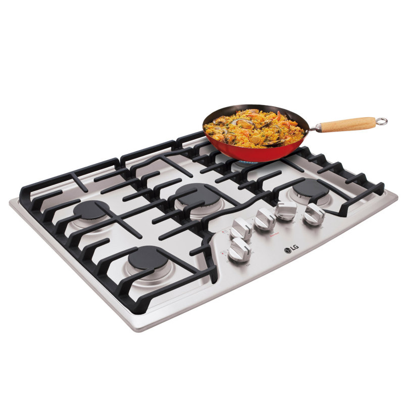 LG 30" Gas Cooktop, Stainless Steel