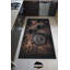 Tapis noir en polyester tissé à plat à la machine Addyson-454197652