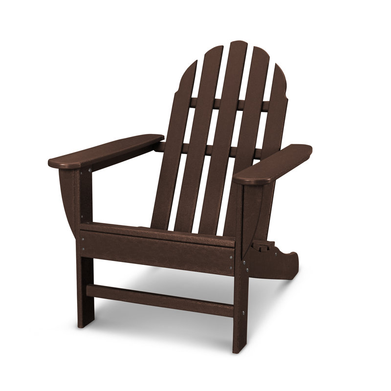 Chaise Adirondack POLYWOOD Classics, Acajou