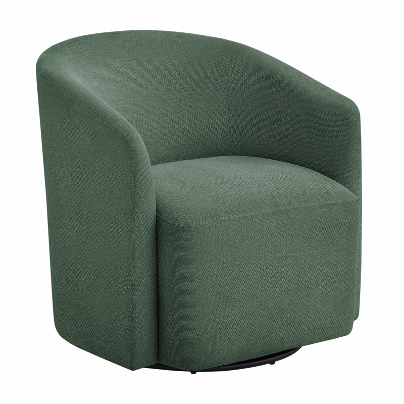 Fauteuil d'appoint pivotant, Vert