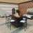 7-Piece Patio Dining Bar Set Aluminum Rectangular Fire Pit Table With Tank Holder And 6 Barstool With Removable Cushions Chelsea Collection-106599305