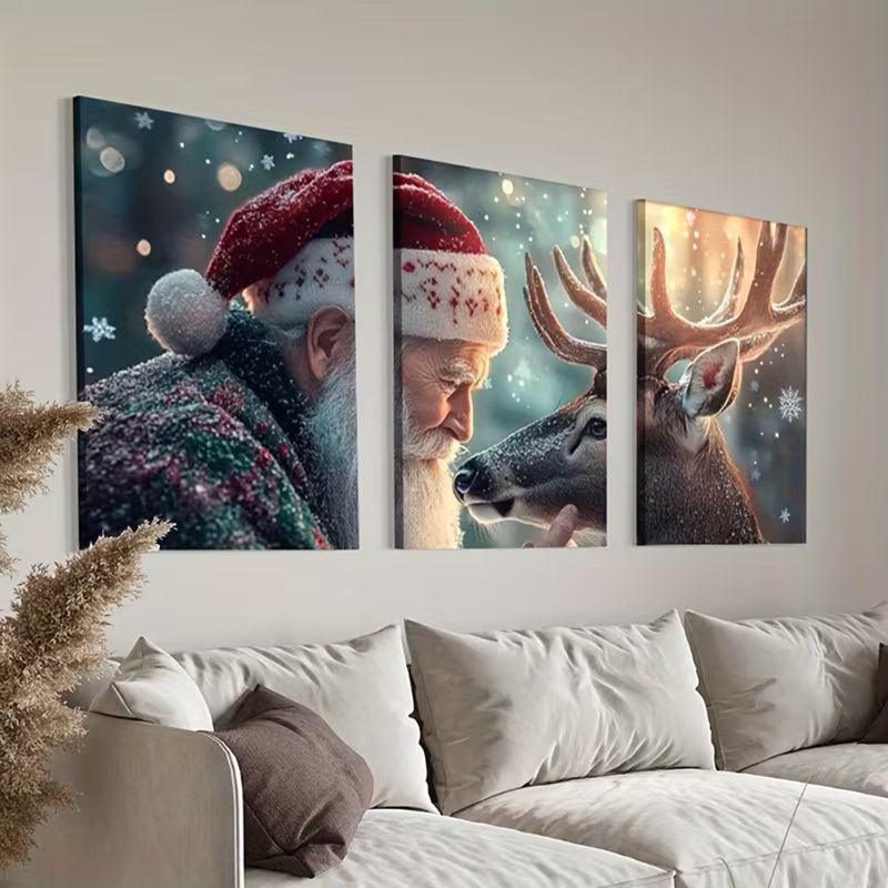 3 Piece Wrapped Canvas Print