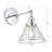 Lusteria 7" 1-Light Modern Chrome Crystal Wall Sconce Light