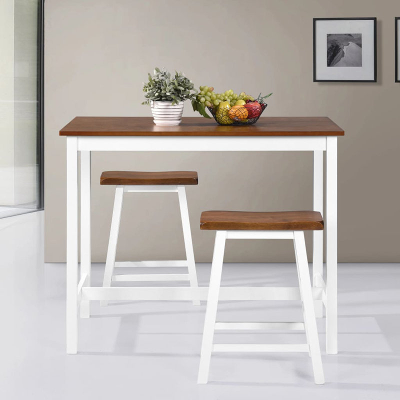 Lindale 2 -Person Solid Wood Dining Set