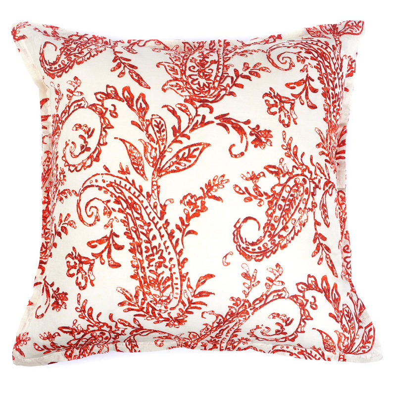 Square Pillow Cover & Insert, Orange