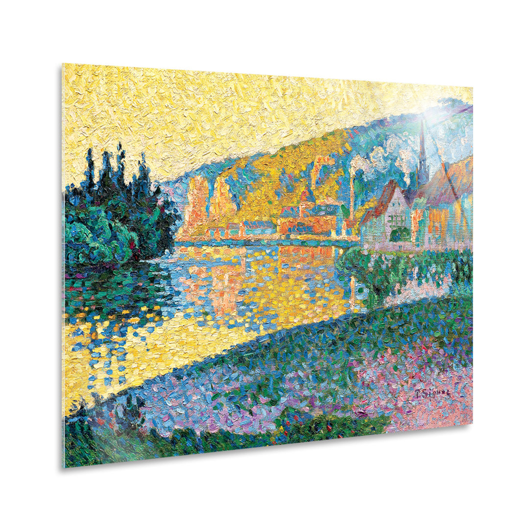 Acrylbild Setting Sun von Paul Signac