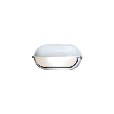 CD7CFCE0F75242E19FA006F8EE6127F0 Yockey Applique murale extérieure DEL 1 x 8 x 4,4 po (blanche)