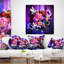 Motif floral abstrait avec colombe - imprimé floral-29516121-29516125