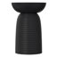 Table d'appoint contemporaine en bois de manguier massif l 13 po Benedetti