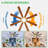 72 Inch Large Ceiling Fan with Light, Modern 8-Blade Black Indoor Outdoor Fans with Remote App Control Dimmable Light, Quiet DC Motor Reversible 6 Speed Timer-652494717-652494714-652494709