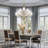 Deven 9 - Light Steel Dimmable Chandelier-92528313