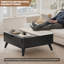 Table basse carrée en bois à plateau relevable avec rangement Table basse avec coussin épaissi-1889372259