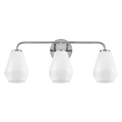 Caravella 3 Light Frosted Vanity Light