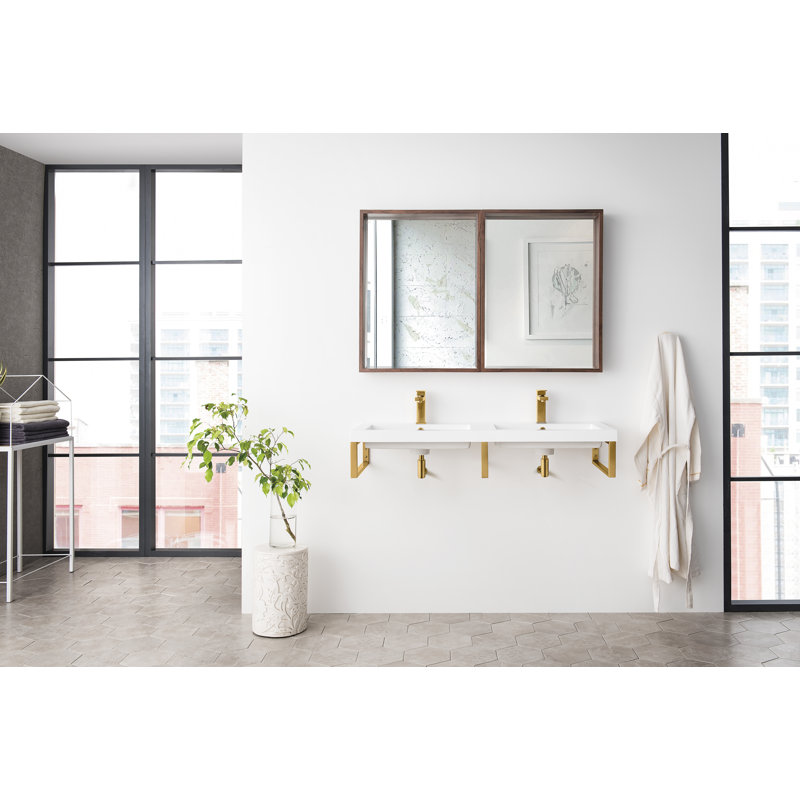 Boston 48'' W Double Vanity, Radiant Gold