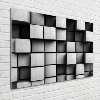 Abstraction - No Frame Print on Glass