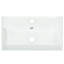 Meuble-lavabo de salle de bain en céramique 21,6 po - blanc, fabrication fiable, teinture - hygiénique, aspect de chaleur attrayant, surface, propriété
