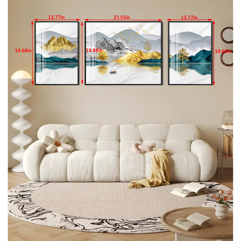 On Aluminum Alloy, 27.55" H x 19.68" W x 1.18" D