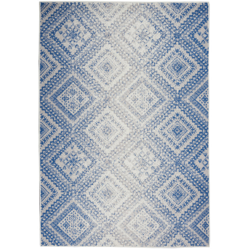 Geometric Indoor Rug, Rectangle 8'4" x 11'6"