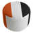 Orange / blanc / noir