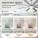 72" Large Modern Ceiling Fan w Wood Blades and LED Lights, Quiet DC Motor 6 Fan Speed w Remote