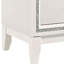 Table de chevet 2 en blanc - Rangement de chambre à coucher moderne avec option de conception sécuritaire-1751832215