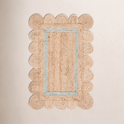 Inaki Hand-Woven Geometric Jute Rug