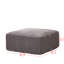 Canapé modulaire gris sans os 5 pièces avec méridienne, lit modulaire en U de 113 po pour les grandes pièces, revêtement en velours côtelé à compression, sans assemblage, coins confortables luxueux, sensation de tissu-11529753