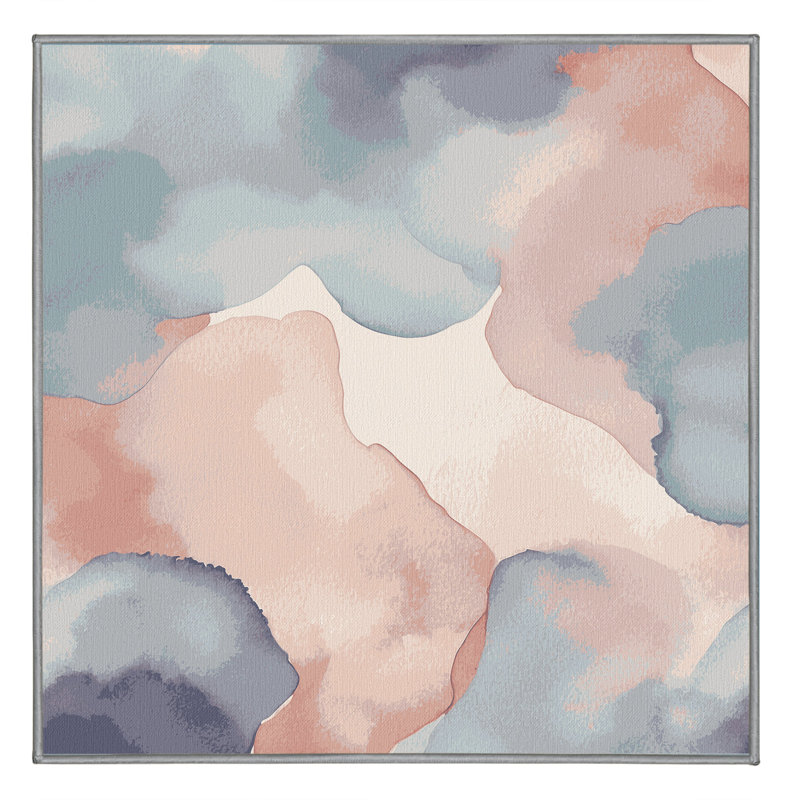 Whispering Tides Rug, Square 5'