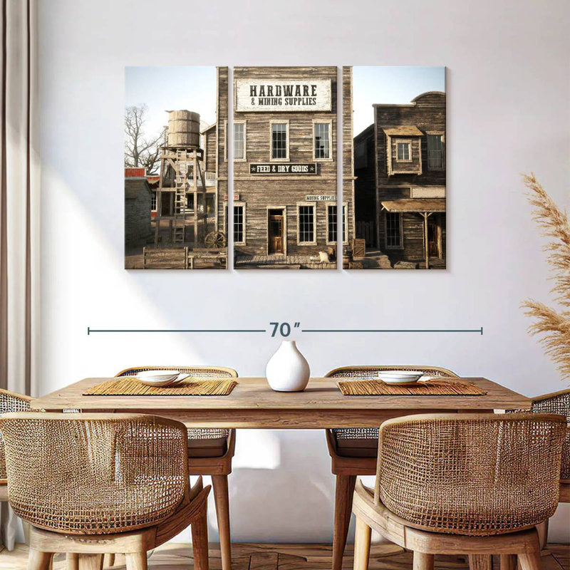 Lelar Western Hardware, 36" H x 57" W