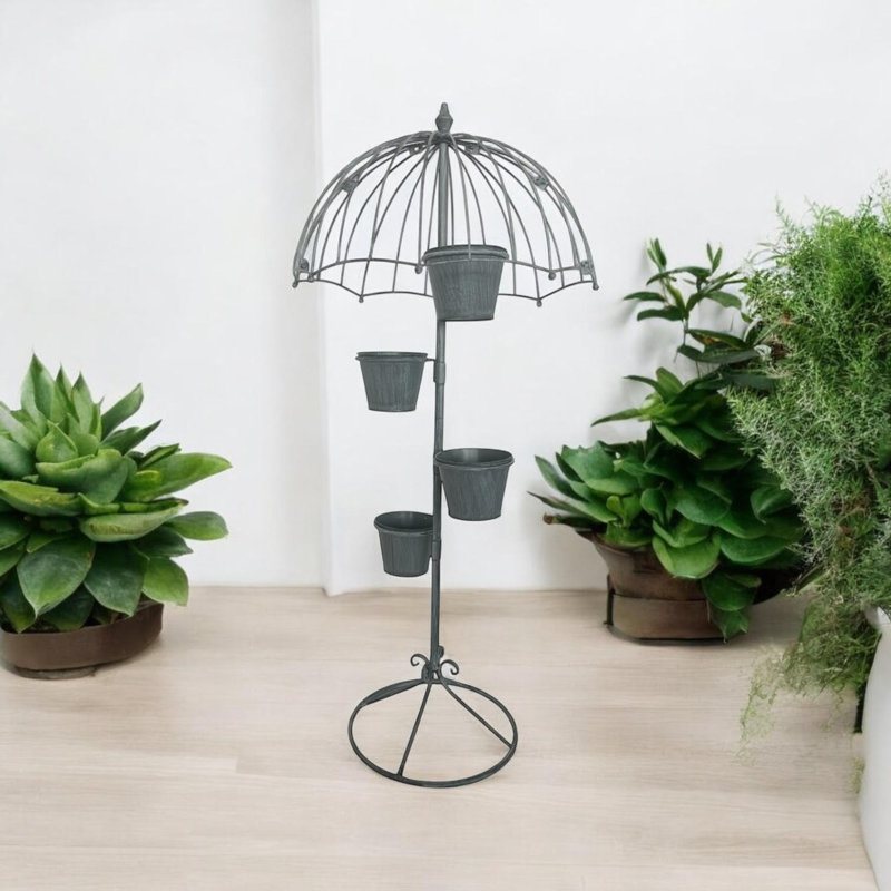 Gosnells Metal Statue Planter, Grey