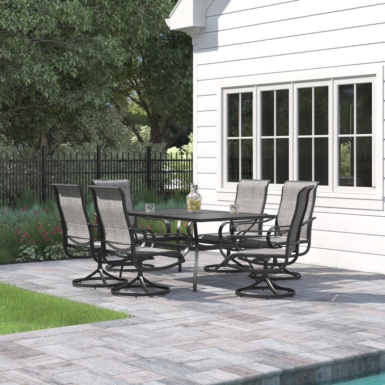 Alyah Rectangular 6 - Person 60.2" Long Dining Set