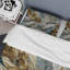 Ensemble de housse de couette en microfibre / polyester Silver and Gold Expressions Of Freedom I Bedding-1005742563
