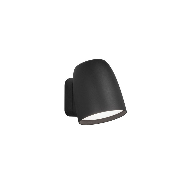 Nut Aluminium LED Wall Light, Textured Black, Textured Black