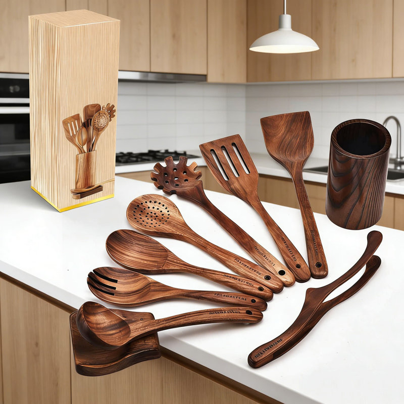 Ensemble de cuillères en bois Natural