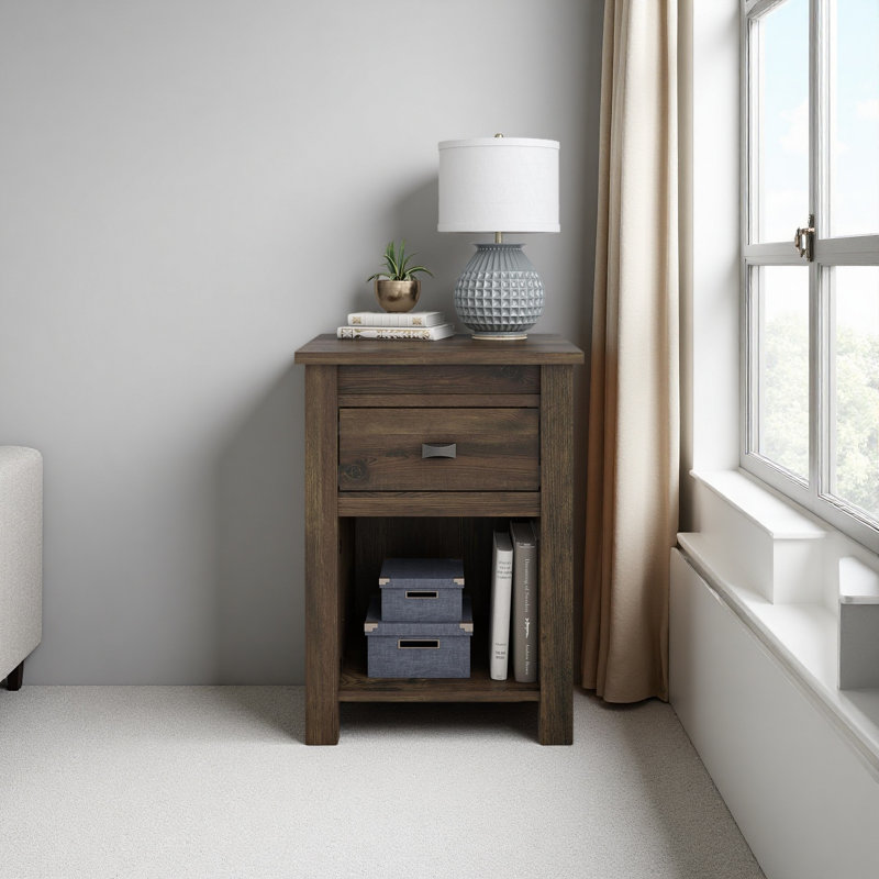 Table de chevet, rustique