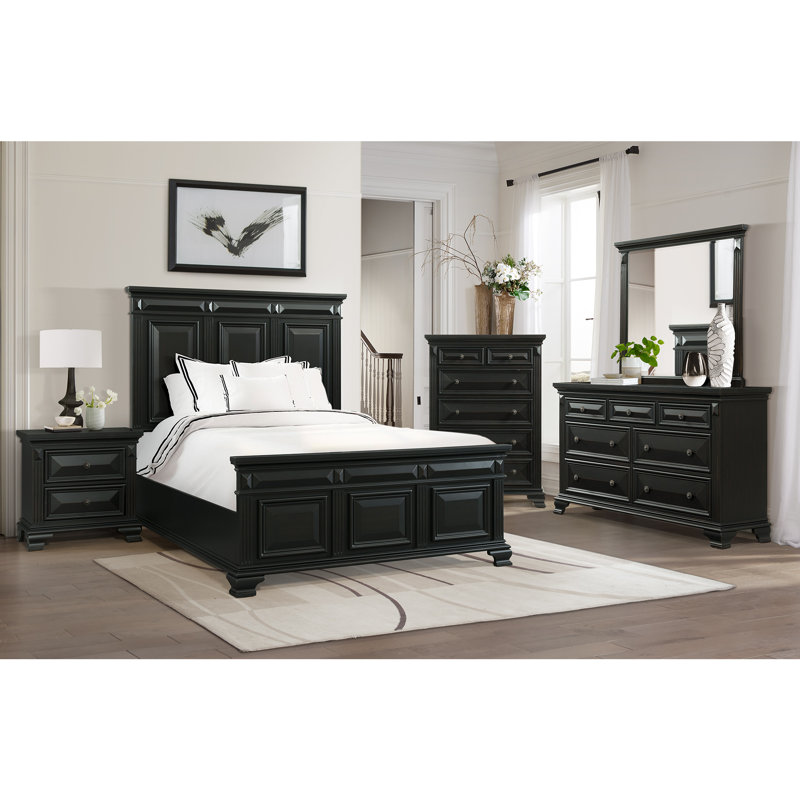 Alauna Solid Wood Piece Bedroom Set