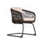 Ensemble bistro carré pour 2 personnes avec coussins
