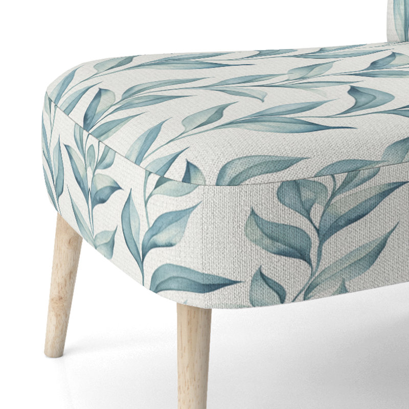 Chaise d'appoint Coastal Green, Chaise d'appoint sans accoudoirs