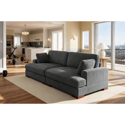 Mordecai 90" Square Arm Sofa