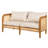 Outdoor Patio Cushioned Sofa