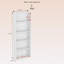 176 cm H x 60 cm W Standard Bookcase