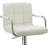 Upholstered Adjustable Swivel Arm Bar Stool