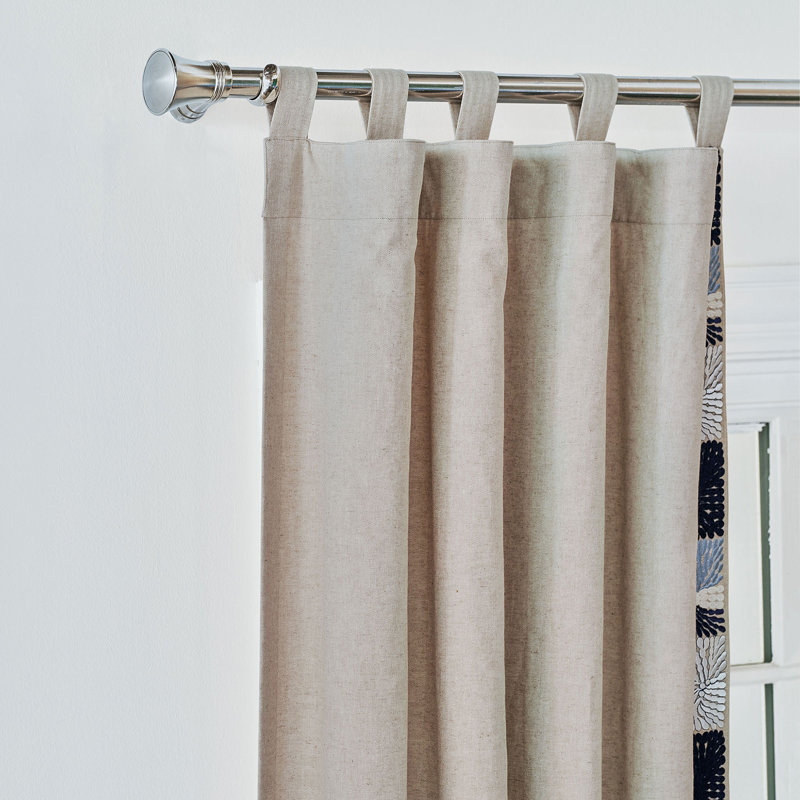 Beau Room Darkening Curtain, 96" W x 108" L, Left