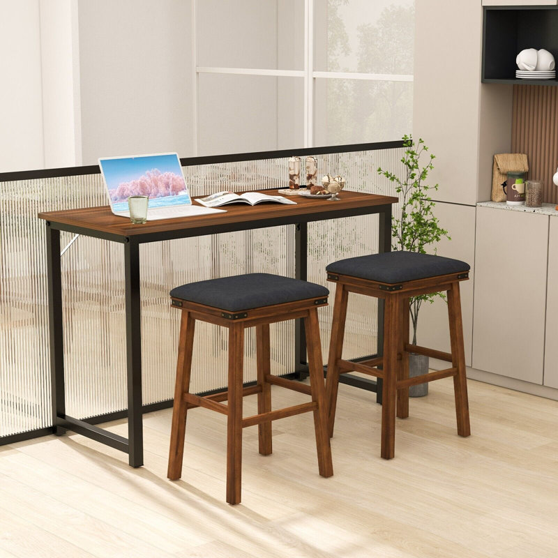 Berenice Upholstered Counter Stool, Bar Stool (76cm Seat Height)