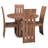 Rajna Round Solid Wood Dining Table